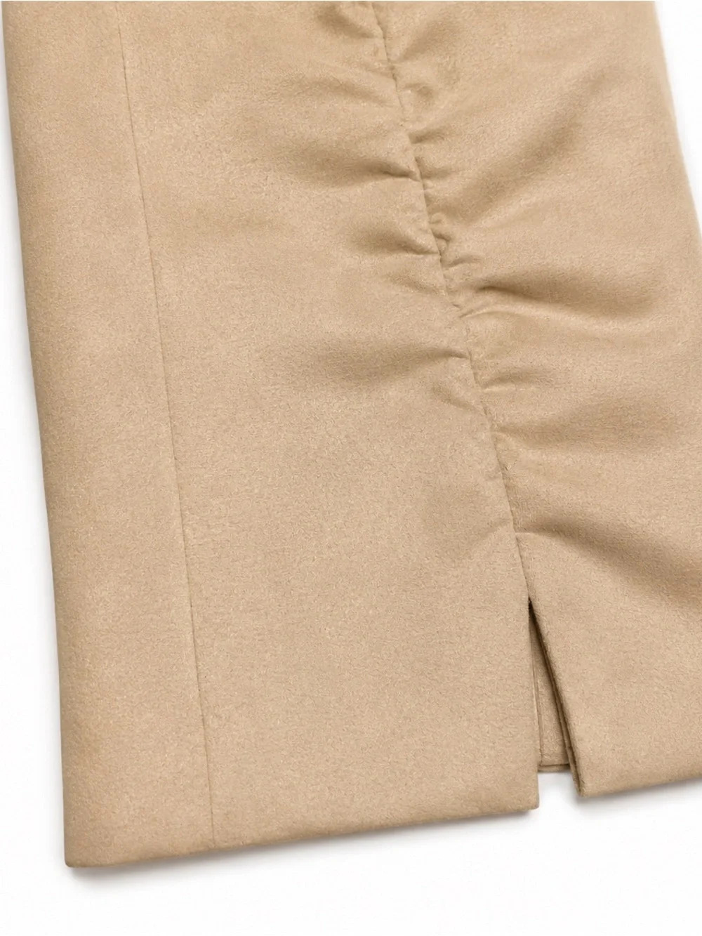 New Free People Vegan Faux Suede Mini Skirt in tan/camel, size 2 (like XS)